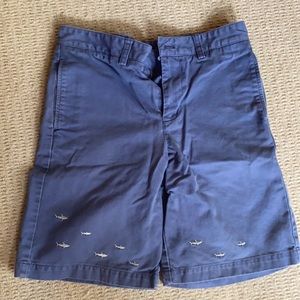 Vineyard Vines - Boys Khaki Navy Fish Shorts